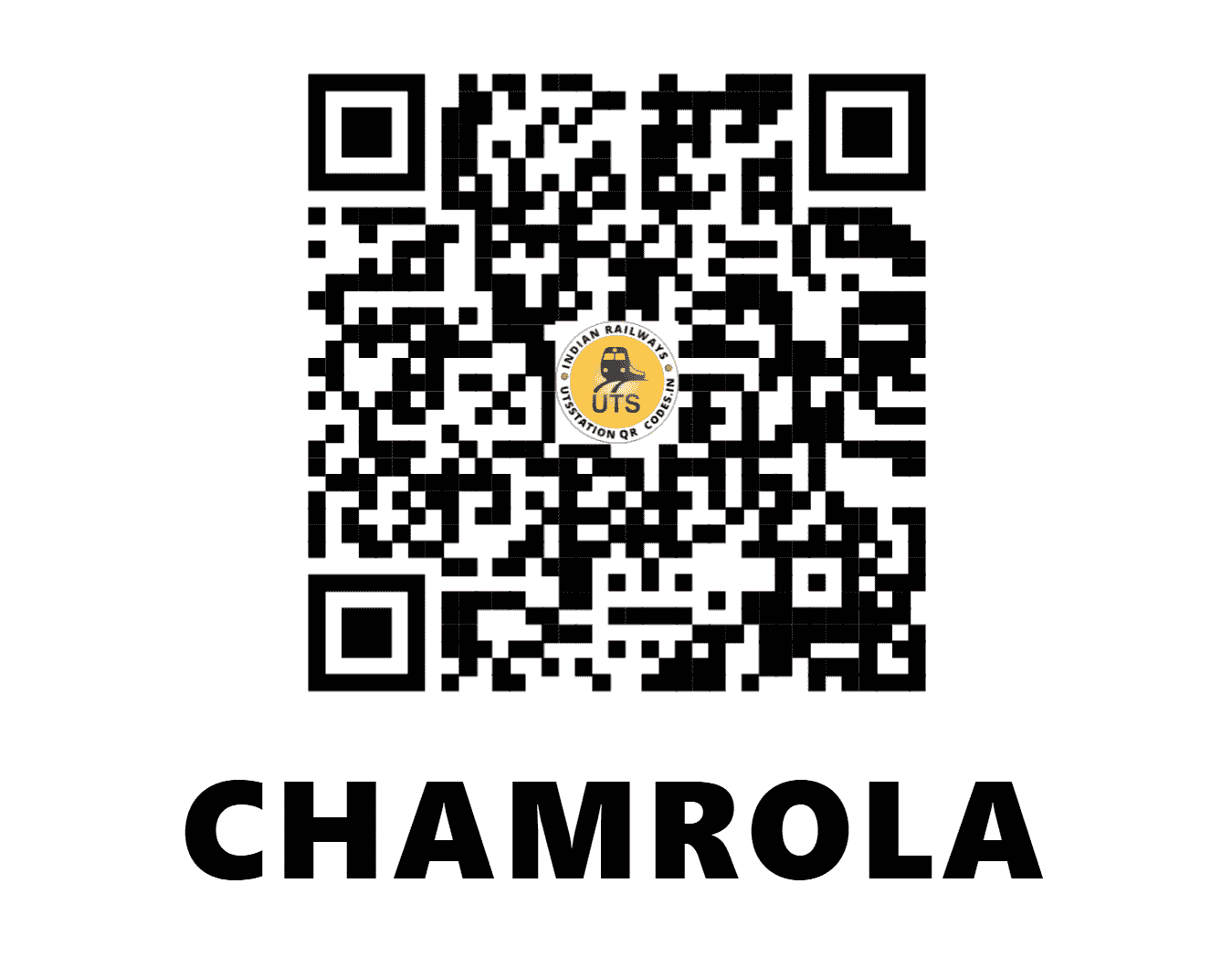 UTS QR Code for CHAMROLA - CMR - NC (UTTAR PRADESH)